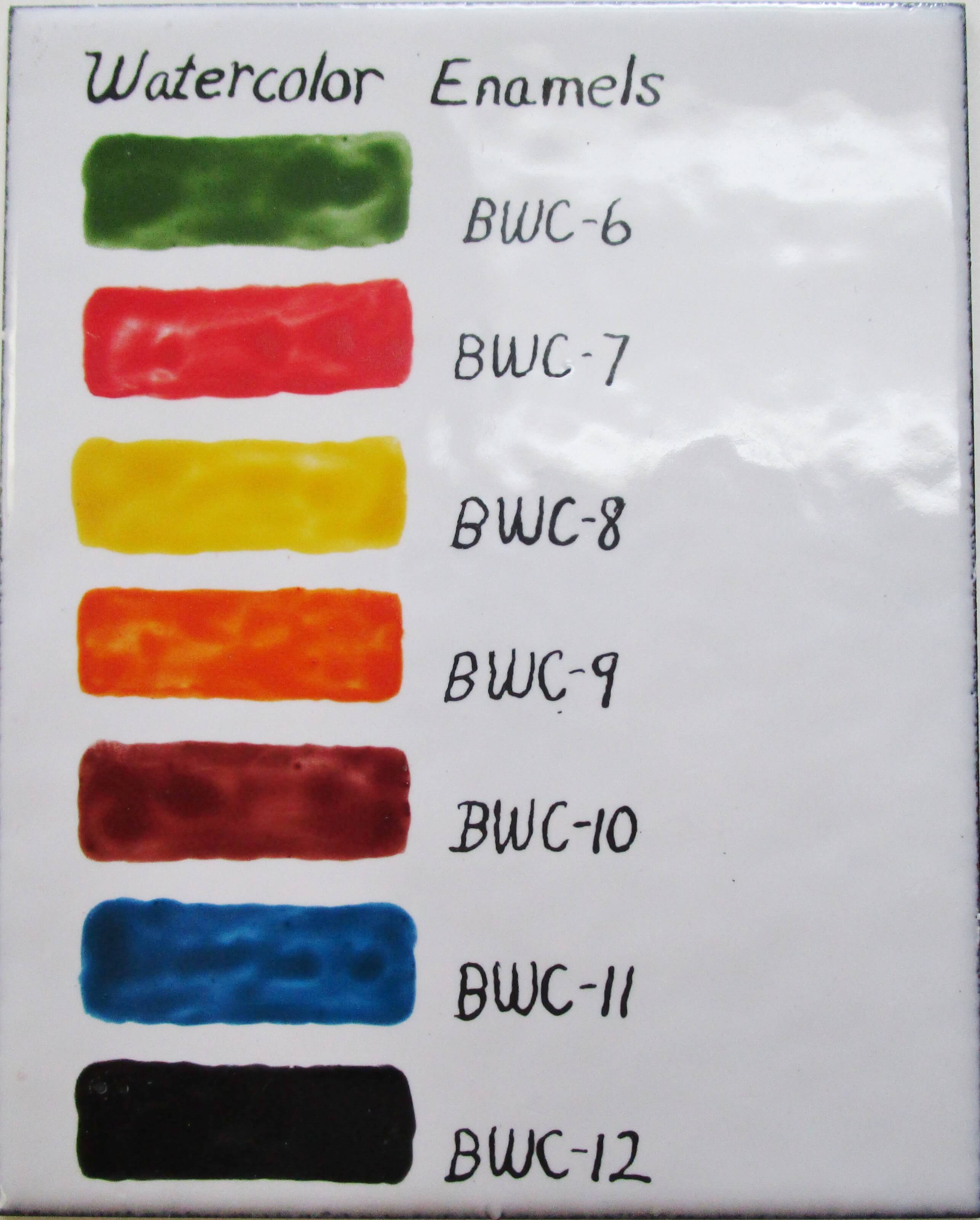 Water Color Enamels